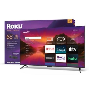 Roku 65" Class Select Series 4K in Black - Smart TV, , large