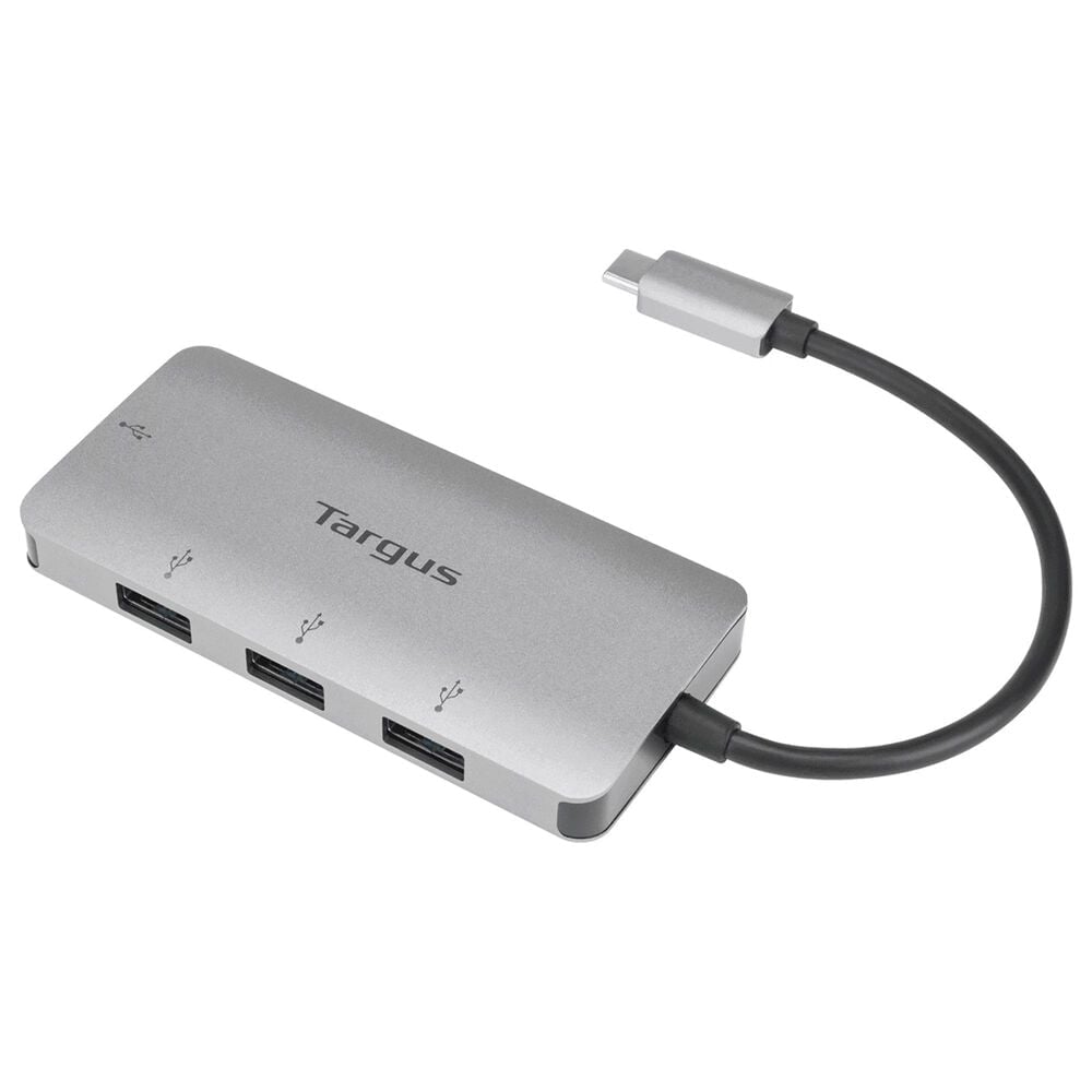 Targus USB-C to 4-Port USB-A Hub in Silver, , large