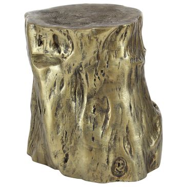 Uma Enterprises Scalloped Accent Table in Gold, , large