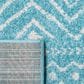 Safavieh Tulum Transitional 6" x 9" Turquoise and Ivory Area Rug, , large