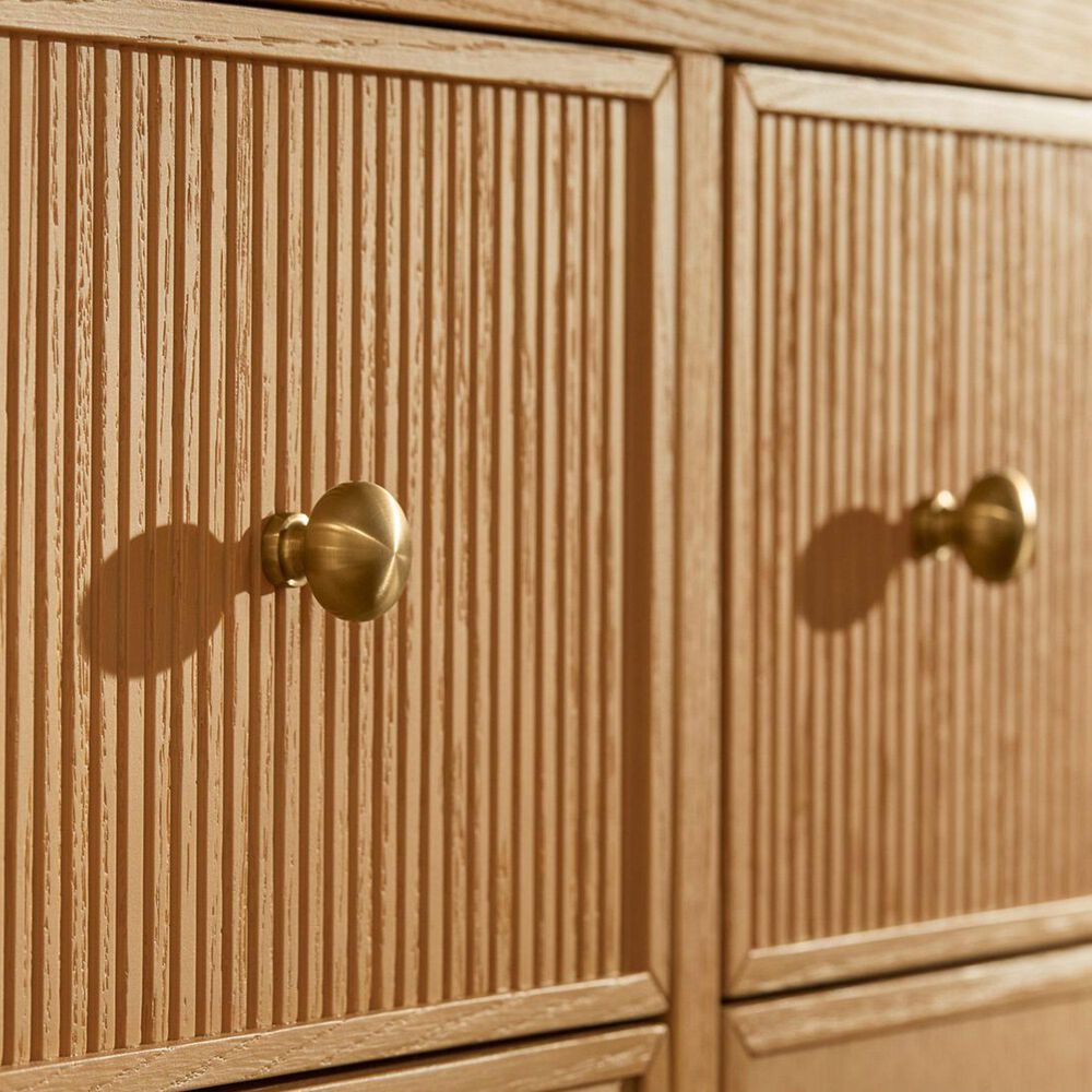 Kohler Malin 48" Single Bathroom Vanity in White Oak with 3 cm White Quartz Top and Rectangular Sink, , large