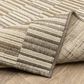 ROW by Oriental Weavers Zarina ZAR10 Beige and Ivory 6"7" x 9"2" Indoor/Outdoor Area Rug, , large