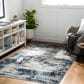 Surya Lavadora LVR2313 5"3" x 7" Ink Blue, Navy, Light Gray, Light Beige and Cream Area Rug, , large