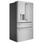 Cafe 22.3 Cu. Ft. 4-Door French Door Refrigerator in Stainless Steel, , large
