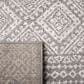 Safavieh Tulum Transitional 2" x 9" Ivory and Dark Grey Runner, , large
