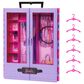 Barbie Fashionistas Ultimate Closet Wardrobe with 6 Hangers in Multicolor, , large