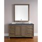 James Martin Vanities Chicago 60" Single Bathroom Vanity in Whitewashed Walnut with 3 cm Charcoal Soapstone Quartz Top and Rectangular Sink, , large