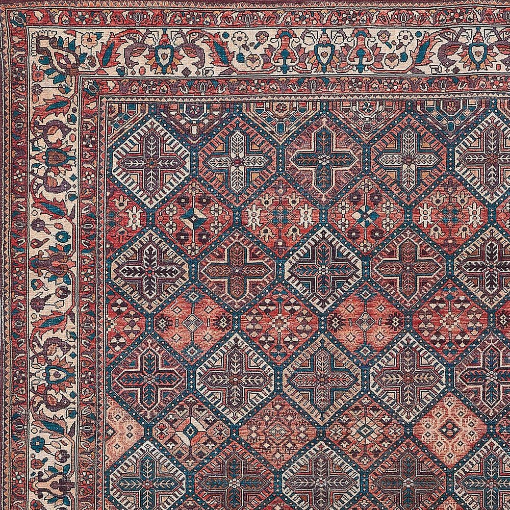 Feizy Rawlins 3&#39;11&quot; x 6&#39; Tan and Multicolor Area Rug, , large