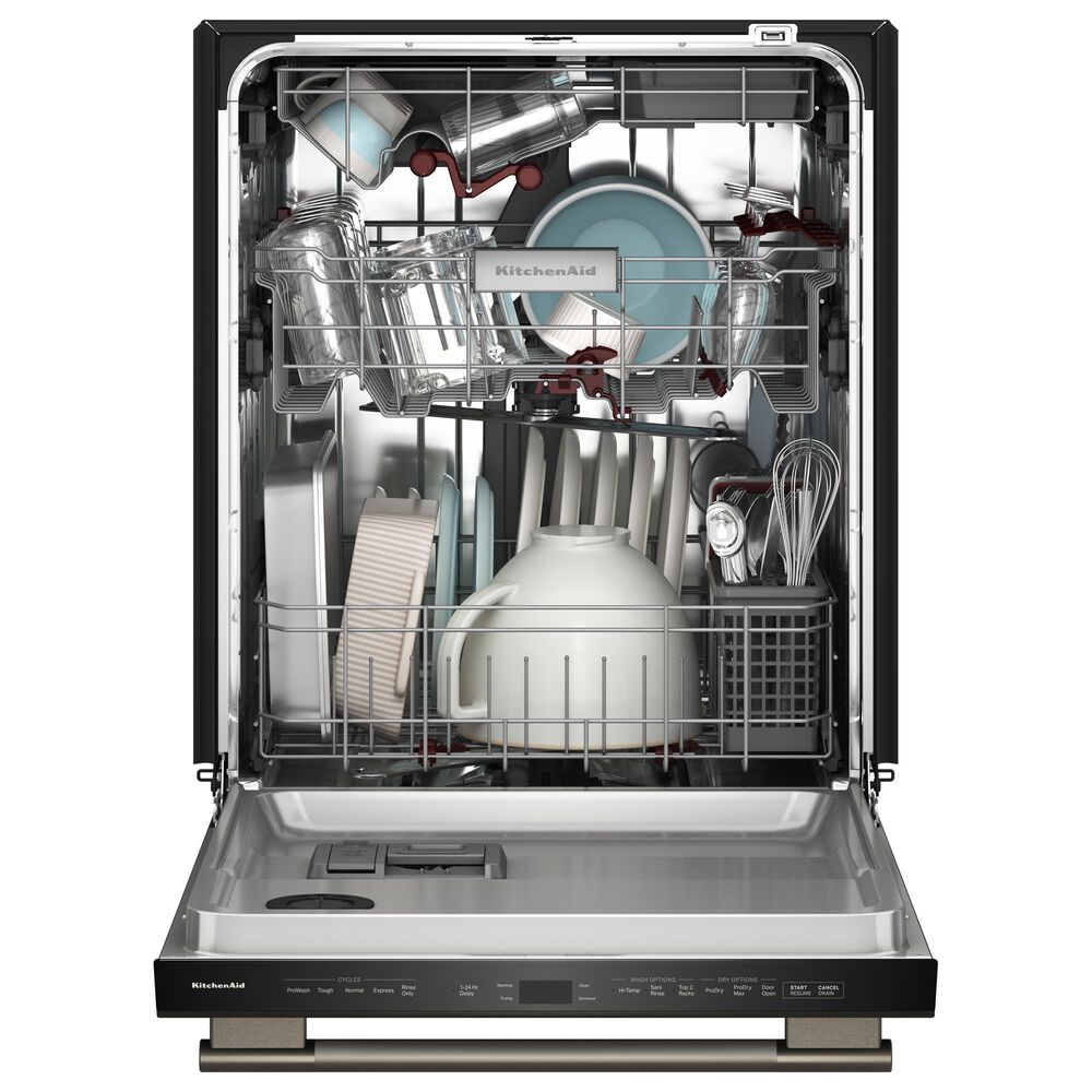 KitchenAid 24&quot; Max Jets Third Rack Dishwasher with Advanced ProDry System and Bar Handle in Black Ore, , large