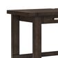 Ashley Breckington 3-Piece Desk with Bookcase and Chair Set in Dark Brown, , large