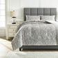 Signature Design by Ashley Noel King Comforter Set in Gray/Tan, , large