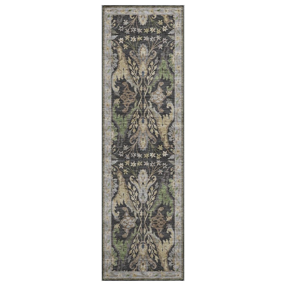 Dalyn Rug Company Hatay HY6 2"3" x 7"6" Black Runner, , large