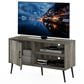 HOMLUX 43.3" TV Stand with 1-Door in French Oak, , large