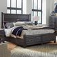 Nicolette Home Plum Creek King Panel Bed in Ravenwood Black, , large