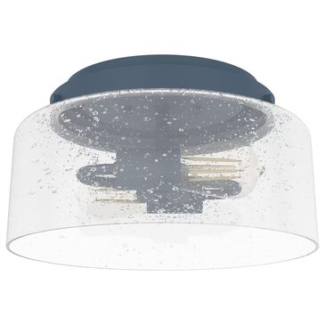 Hunter Hartland 2-Light Flush Mount in Indigo Blue, , large