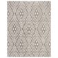 Safavieh Micro-Loop Southwestern 8" x 10" Grey and Ivory Area Rug, , large