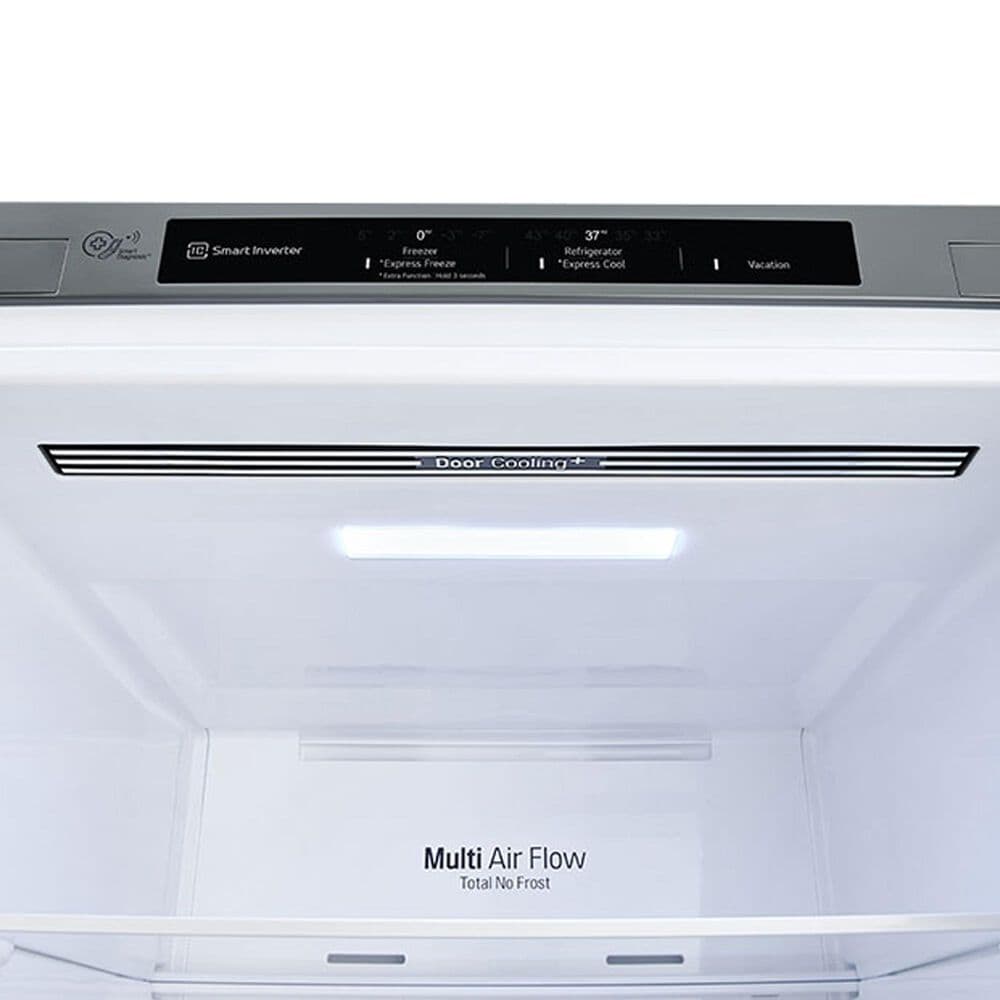 LG 11 Cu. Ft. Counter-Depth Bottom Freezer Refrigerator in Stainless Steel, , large