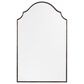 Crestview Collection Waverly Accent Wall Mirror in Black, , large