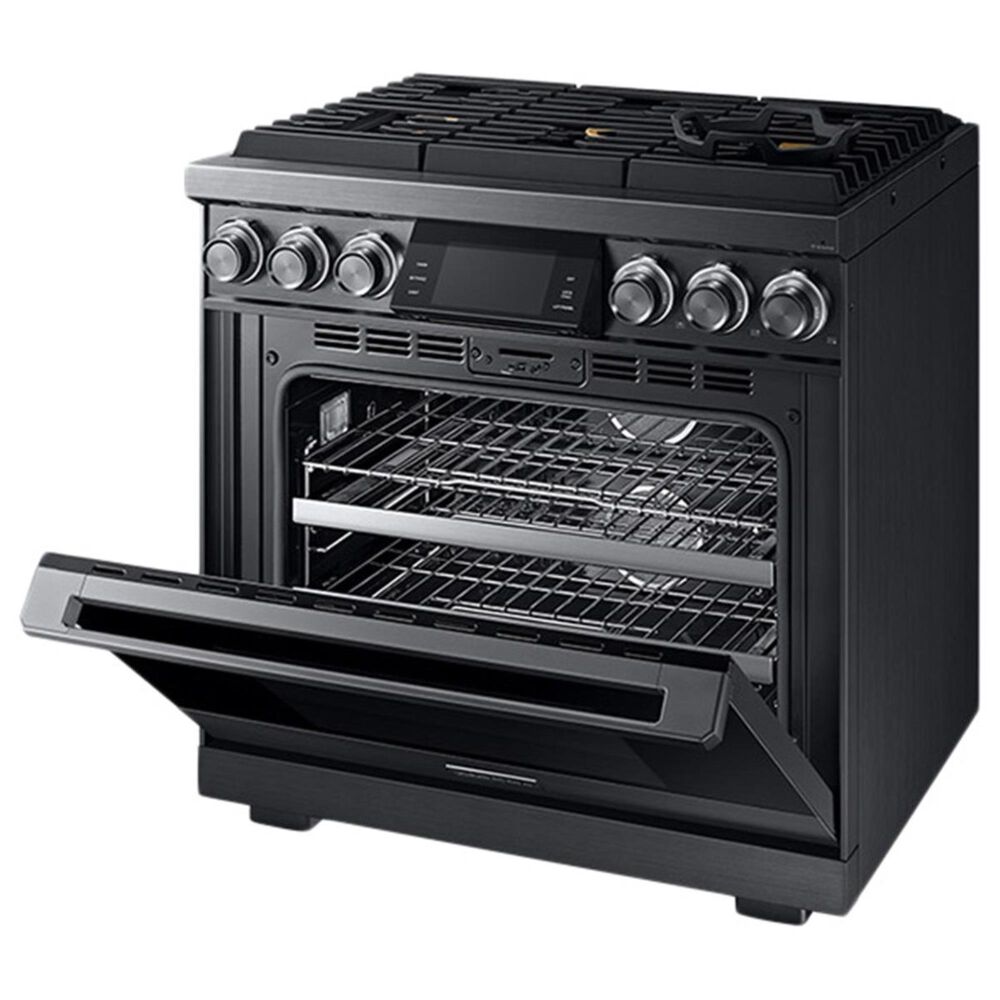 Dacor Modernist 36&quot; Pro Gas Range with Natural Gas in Graphite Stainless Steel, , large