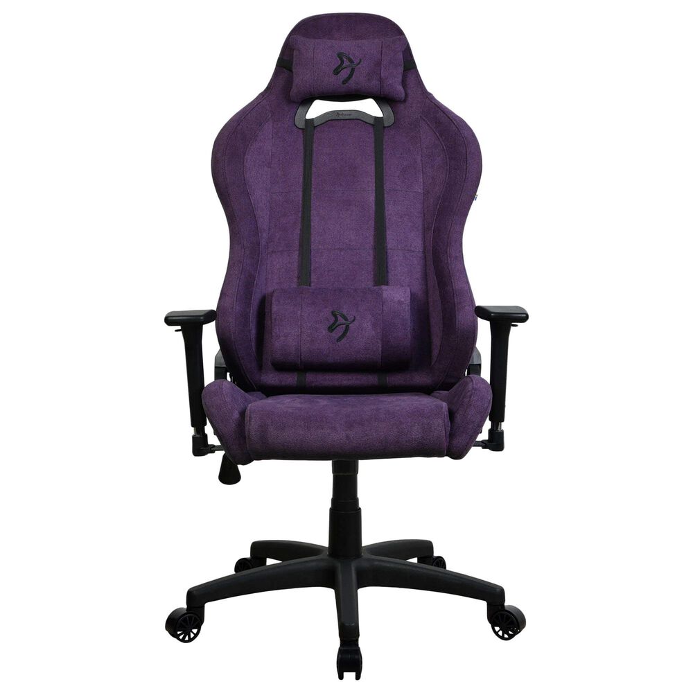 Arozzi Torretta 2023 Edition Soft Fabric Ergonomic Gaming Chair in Purple, , large