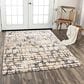 RIZZY Bolero 8" x 10" Dark Slate Gray, Beige and Ivory Area Rug, , large