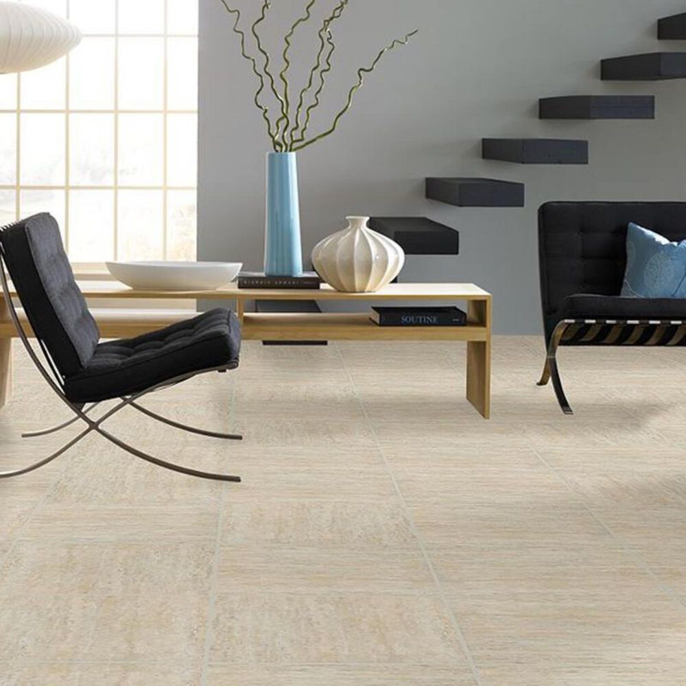 Shaw Classico Ivory 18&quot; x 18&quot; Porcelain Tile, , large
