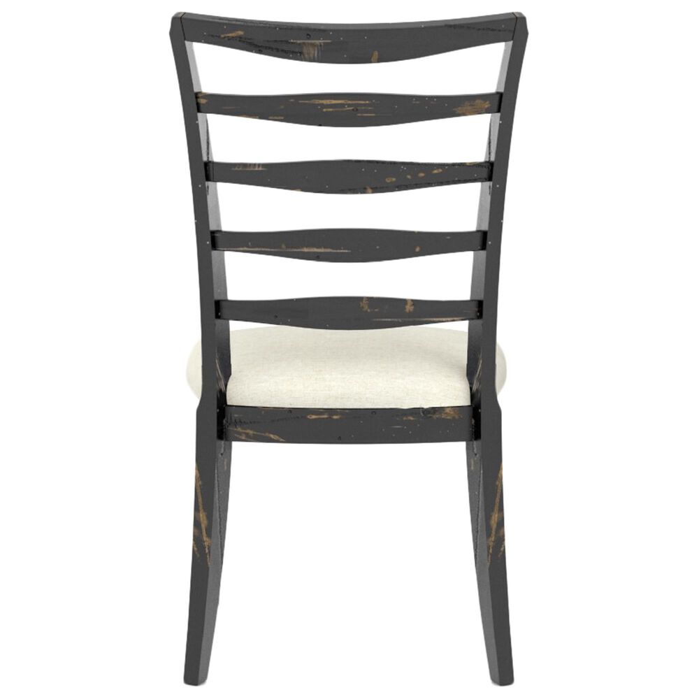 Declan Dining Champlain Side Chair in Distressed Black, , large