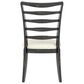 Declan Dining Champlain Side Chair in Distressed Black, , large