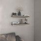 Hearth and Haven 32" Floating Wall Shelf in Taupe (Set of 2), , large