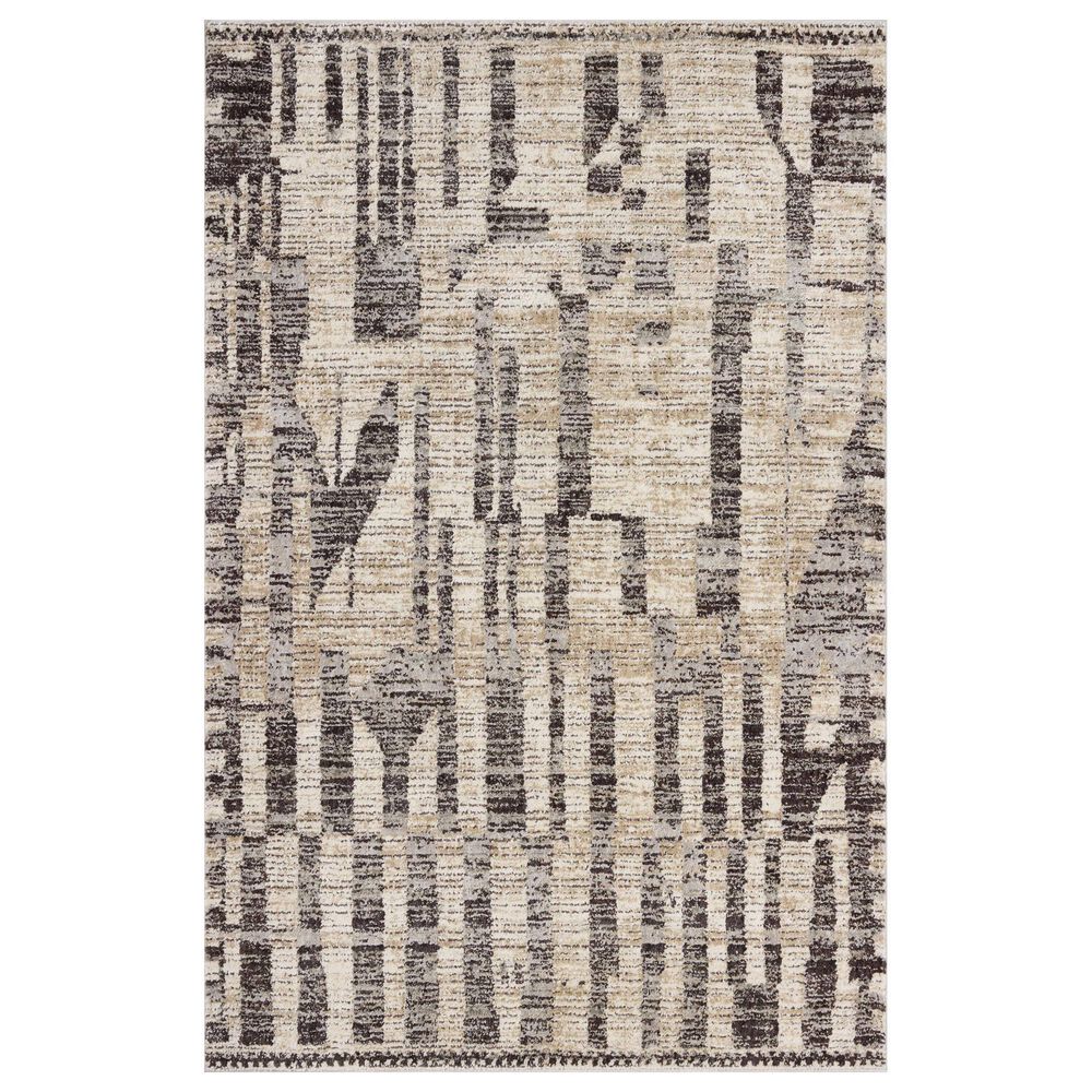 Loloi Bleecker Beige and Stone 4" x 6" Area Rug, , large