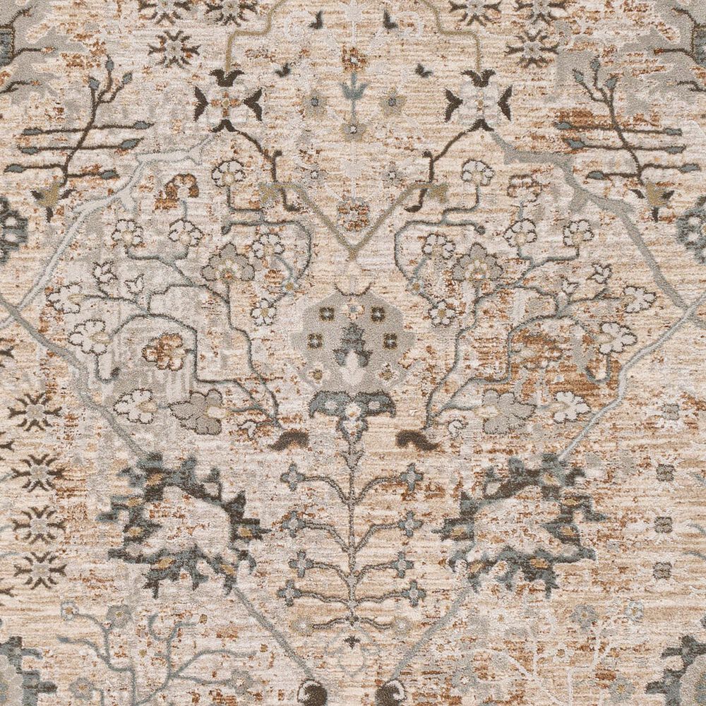 Surya Brunswick 5&#39; x 7&#39;5&quot; Ivory, Gray and Green Area Rug, , large