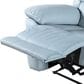 Furniture of America Glarus Manual Reclining Sofa in Powder Blue, , large