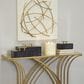Maple and Jade 3-Piece Decorative Box Set with Handle in Polished Black and Gold, , large