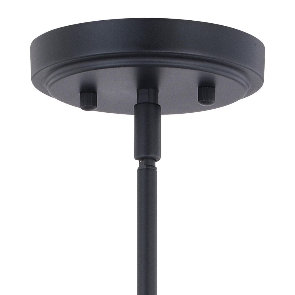 Vaxcel Toledo 1-Light Pendant in Matte Black, , large