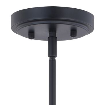 Vaxcel Toledo 1-Light Pendant in Matte Black, , large