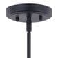 Vaxcel Toledo 1-Light Pendant in Matte Black, , large