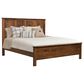 Briarwood Mission Impossible California King Panel Bed with Two Nightstands in Dark Roast, , large