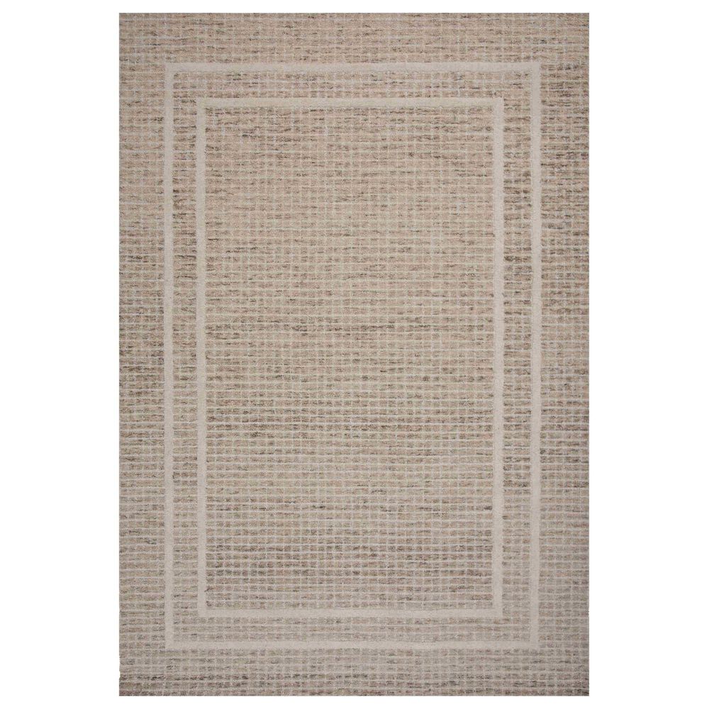 RIZZY Willow Beige, Ivory and Brown 7"9" x 9"9" Area Rug, , large