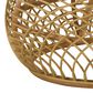 Pacific Landing Dahlia Round Coffee Table in Natural Brown, , large