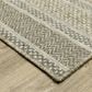 Oriental Weavers Tortuga TR10A 9"10" x 12"10" Beige and Black Area Rug, , large