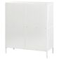 Valor Living Ace 2-Shelf Storage Bookcase in White, , large
