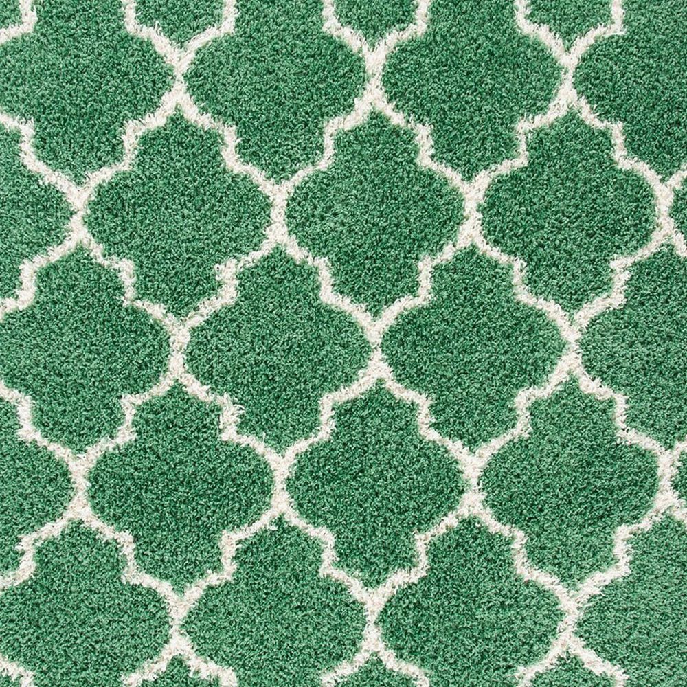 Safavieh Venus Shag 6&#39;7&quot; Square Green and Ivory Area Rug, , large
