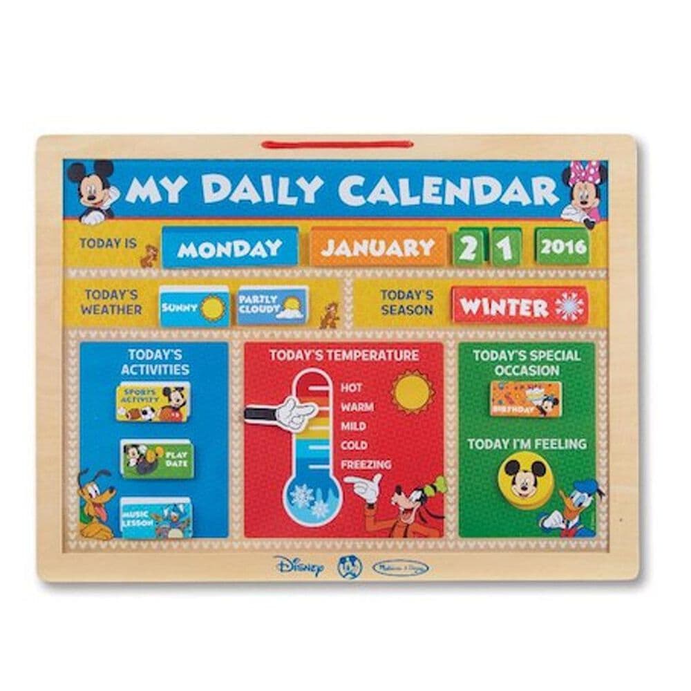 Melissa & Doug Disney Junior Mickey Mouse Clubhouse My Magnetic Daily Calendar, , large