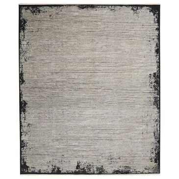 Nourison Balian 5"3" x 7"3" Grey and Black Area Rug, , large