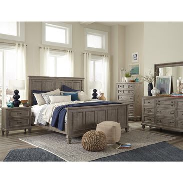Nicolette Home Lancaster 4 Piece Queen Bedroom Set in Dovetail Grey, , large