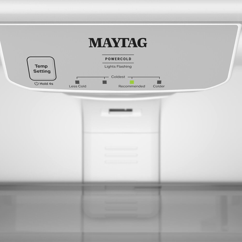 Maytag 21 Cu. Ft. Top Freezer Refrigerator with Garage Mode in Fingerprint Resistant Stainless Steel, , large