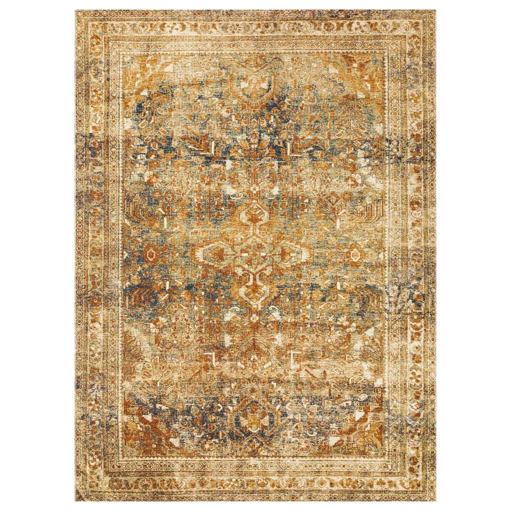 Loloi Sebastian 2"5" x 4" Lagoon and Spice Area Performance Rug, , large