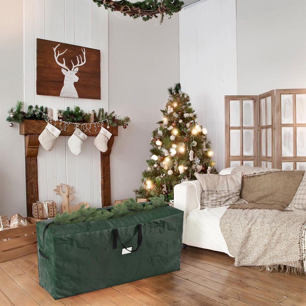 Timberlake 9&#39; Christmas Tree Storage Bag in Green &#40;Set of 2&#41;, , large