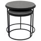 Moe"s Home Collection Roost Nesting Tables in Black (Set of 2), , large