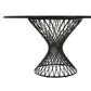 Blue River Cirque and Lima 5-Piece Round Dining Set in Black, , large